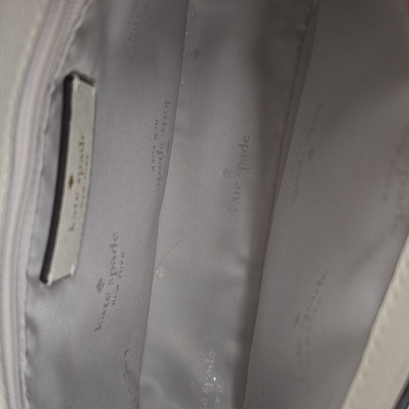 NEW Kate Spade Phoebe Embroidered Straw Flap Crossbody Shoulder Bag, Meringue - Picture 8 of 12